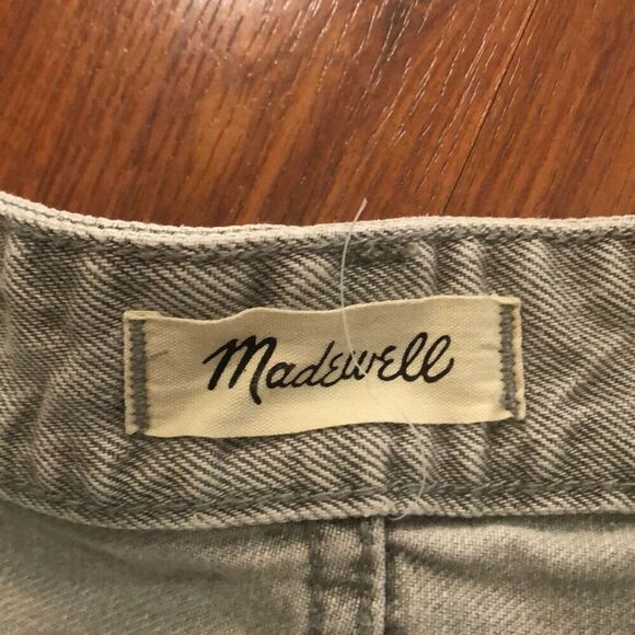 Madewell Relaxed denim shorts lite gray size 30 - Picture 2 of 5